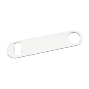 MR.R 6 Pieces Sublimation Blanks White Color Stainless Steel Metal Opener, Solid and Durable Beer Openers, White Color