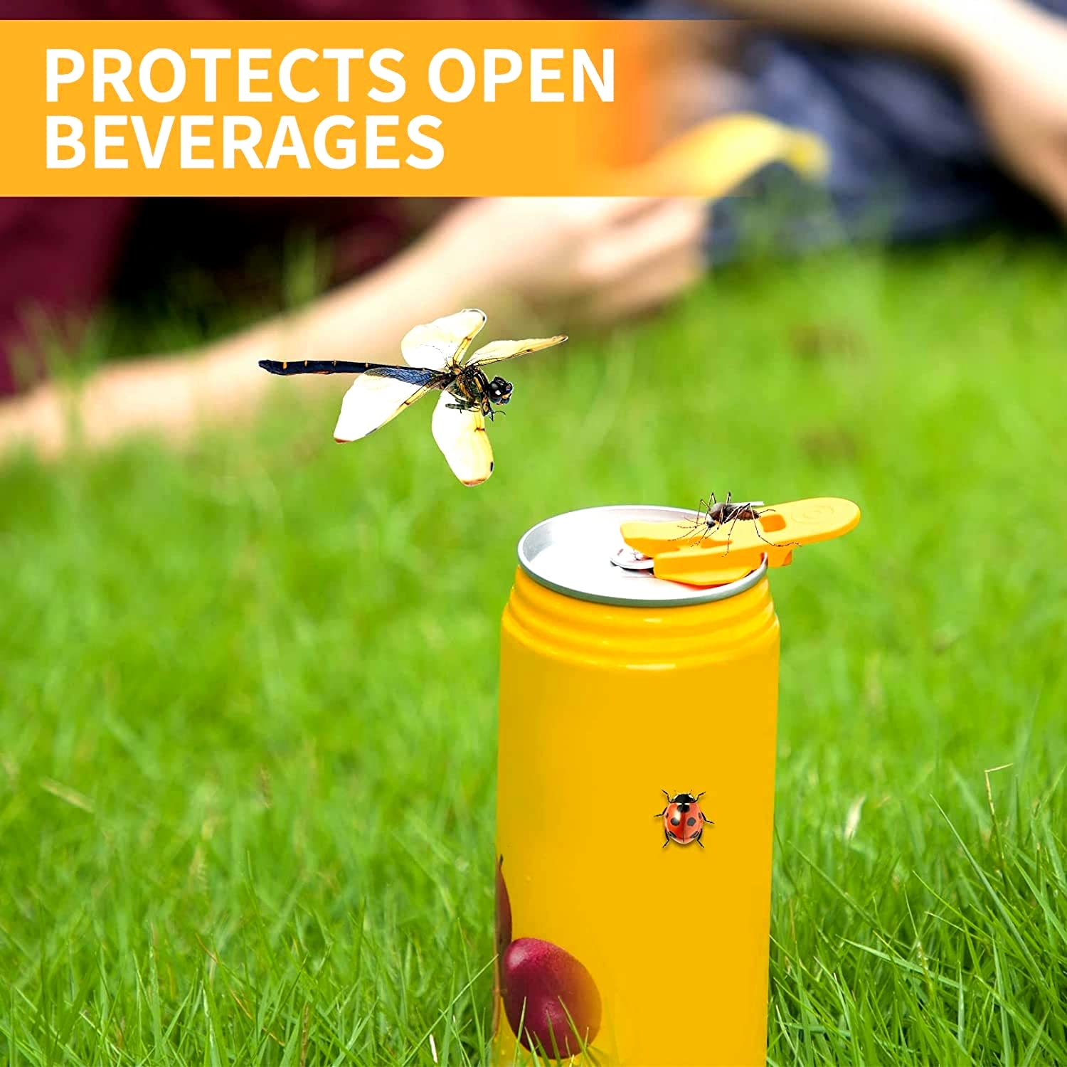 Generic 2 PCS Can Opener Manual, Colorful Plastic Tinned Can Opener, Beer Drink Can Tab Opener Stopping Bug and Dirt, Beverage Barricade Soda Protector Used in Picnic BBQ.