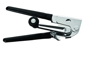 kitchencraft swing-a-way can opener with easy-crank handle, 23 x 5 cm (9" x 2") -black, 5 x 9.5 x 22 cm
