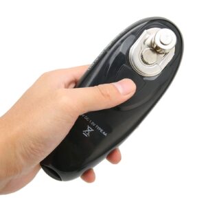Electric Can Opener, Portable Handheld Automatic Can Opener Ergonomic Smooth Edge Can Opener for Chefs Seniors Daily Cooking