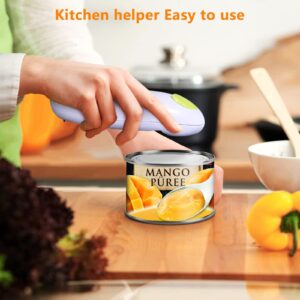 FlyBanboo Electric Can Opener, Restaurant Can Opener Automatic, Hand Free Can Opener, Can Openers for Arthritis and Senior, Best Kitchen Gadget, Electric Can Openers White