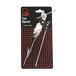 Chef Craft 20642 Can Opener, Plated Steel (Pack of 3)