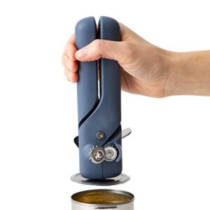 Chef'n FreshForce Compact Can Opener, Stainless Steel, Blue