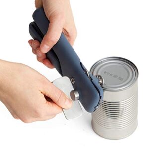 Chef'n FreshForce Compact Can Opener, Stainless Steel, Blue