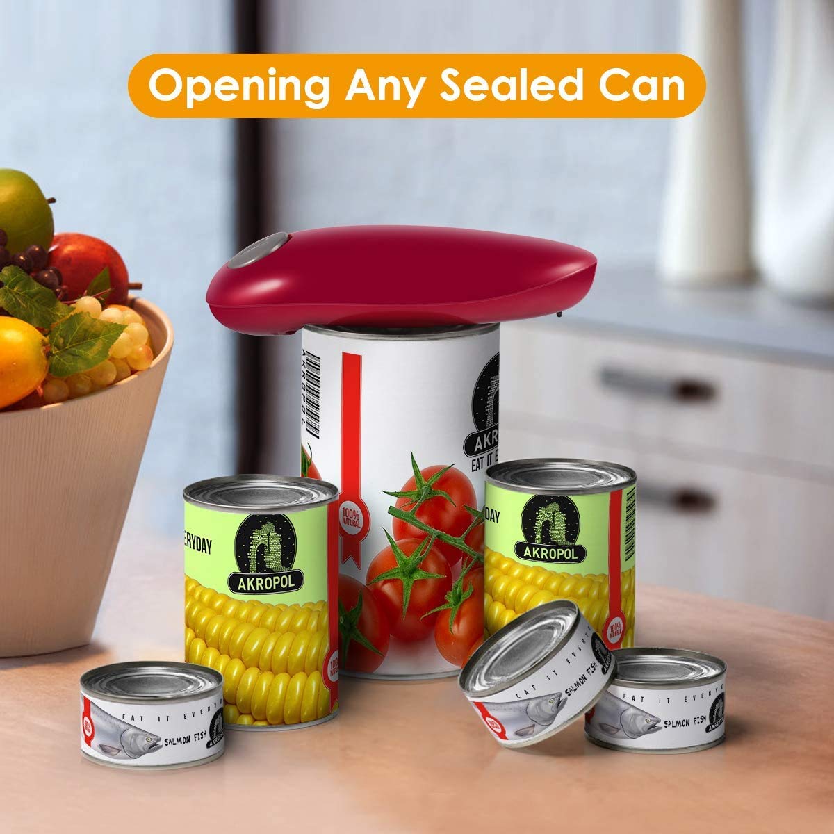 Llfaiww, Electric Can Opener, Restaurant Can Opener, Smooth Edge Automatic Electric Can Opener! Chef's Best Choice