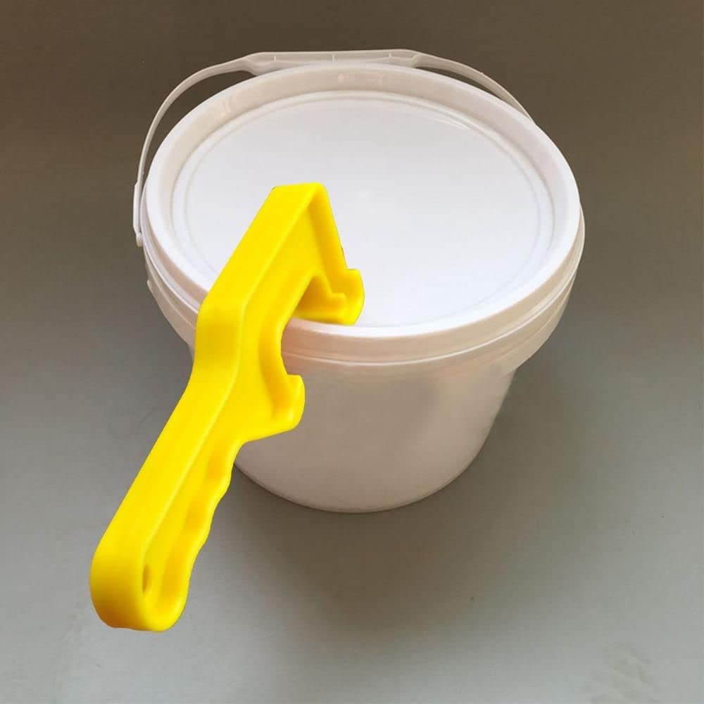 5 Pcs Plastic Bucket Lid Opener 5 Gallon Paint Can Opener Bucket Opener, Wrench Tool Lid Remover for Home Industrial(5Pcs Random Color)
