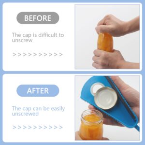 3in1 Bottle Opener for Twist-Off Type Caps - Opener for Water Bottles, Small Jars, Soda Bottles, Juice Bottles, Jar Opener, Beer Opener, Jam Opener with Adhesive Hooks for Weak and Arthritic Hands