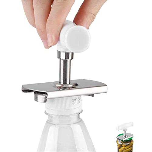 Jar Opener Adjustable Stainless Steel Can Openers Lid Remover Twist Off Screw Bottle Opener Kitchen Gadgets Energy-Saving for Arthritis Seniors Chilrens Women