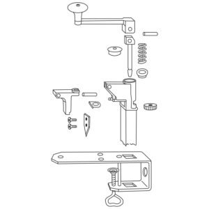 westmark 19802260 Can Opener, Commercial, Stainless Steel