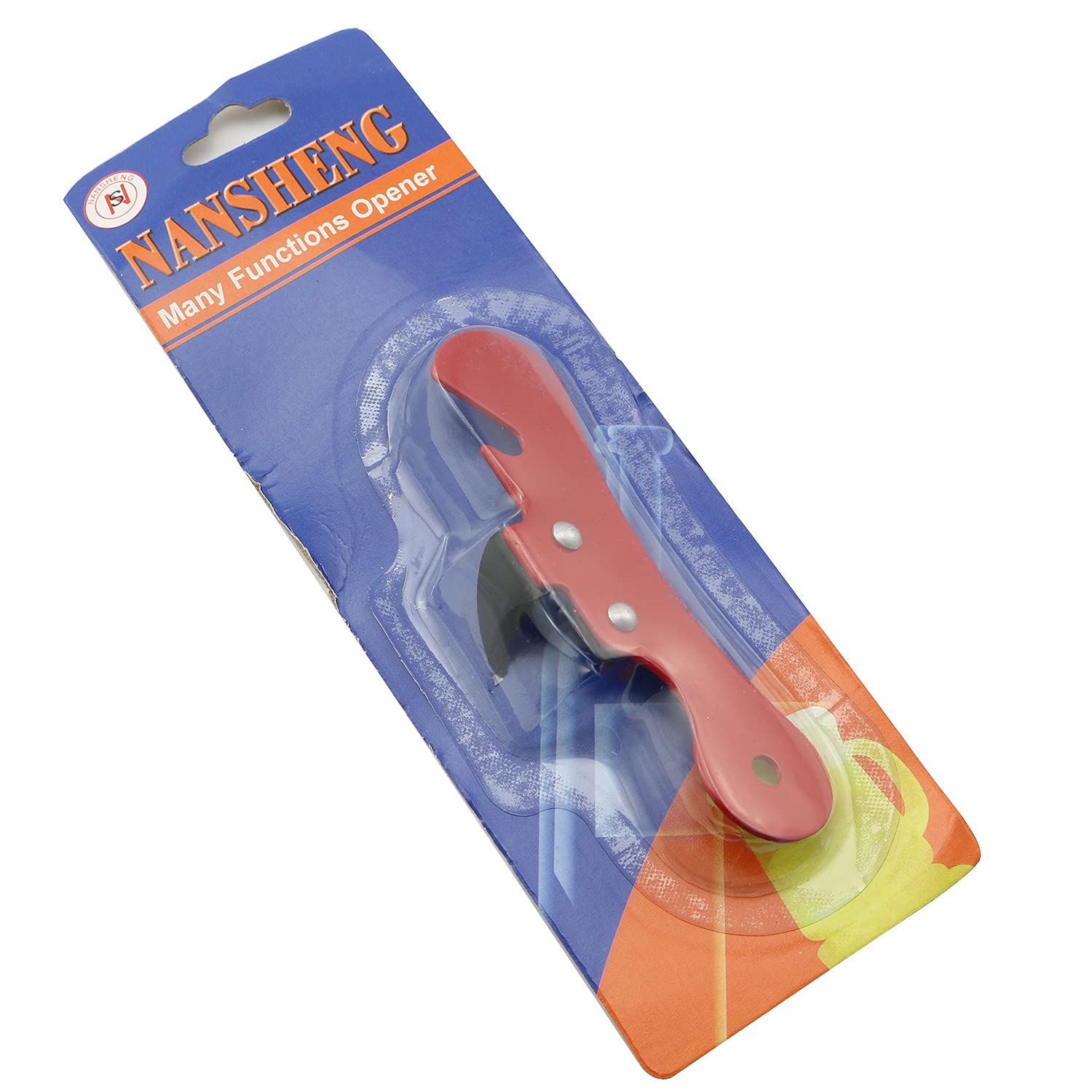 YYANGZ 1PC Manual Can Openers, Two-in-one Opening Tool, Handheld Camping Can and Bottle Openers, Can Openers