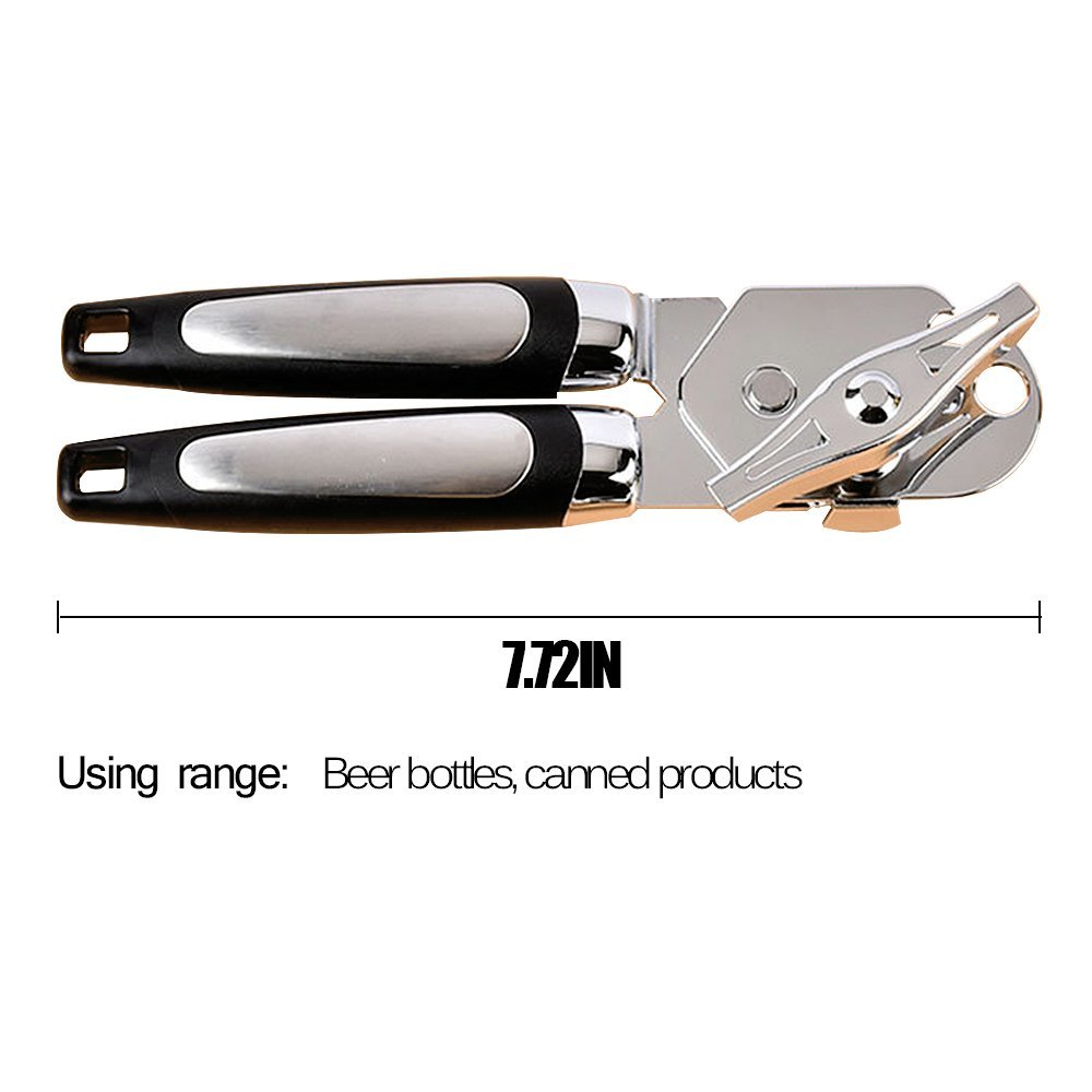 Can Opener, Good Grip Professional Heavy Duty Safety Manual Can and Tin Opener - Portable Kitchen Tool - Stainless Steel Ergonomic Handles