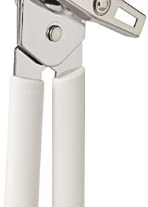 Brabantia Classic Can Opener With Metal Handle, 4.8x5.1x9 cm, White