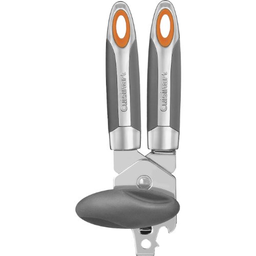 Cuisinart Attrezzo Can Opener, Polished chrome/Orange