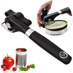 [US Stock] Safe Cut can opener, hand-held can opener with smooth edges, food grade stainless steel manual can opener, suitable for kitchen and restaurant