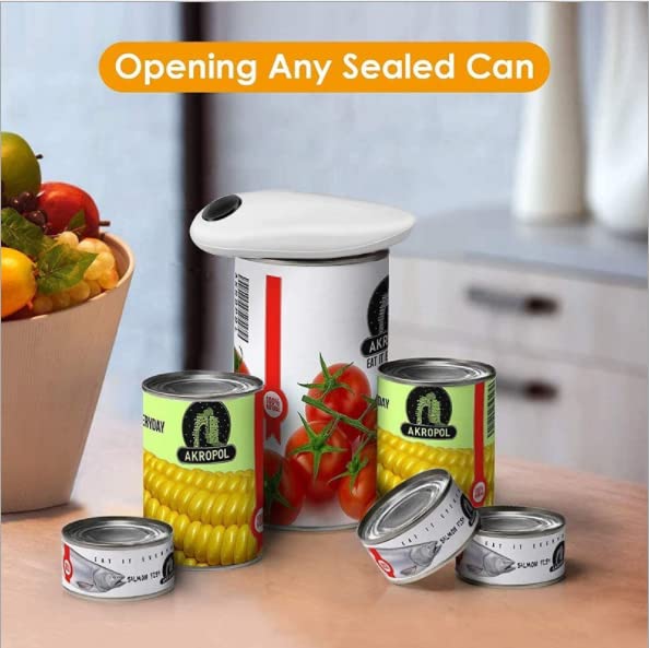 MLK Electric Can Opener - Open Your Cans with A Simple Push of Button (100)