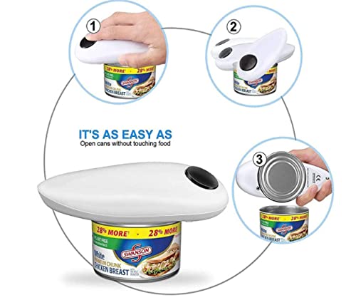 MLK Electric Can Opener - Open Your Cans with A Simple Push of Button (100)