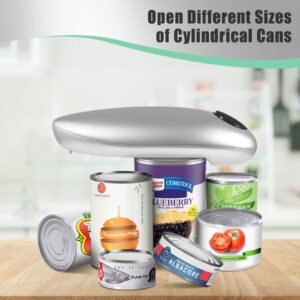 Electric Can Opener Automatic Opens Most of Cans,One Touch Switch with Ergonomic Design,Electric for Kitchen