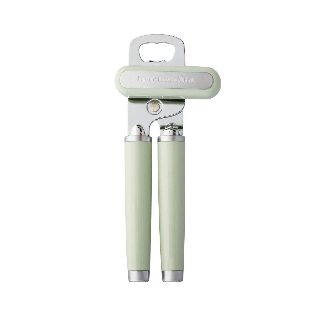 KitchenAid Classic Multifunction Can Opener/Bottle Opener, 8.34-Inch, Pistachio & Gourmet Euro Peeler, One Size, Pistachio