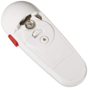 bradshaw good cook automatic can opener, white/red