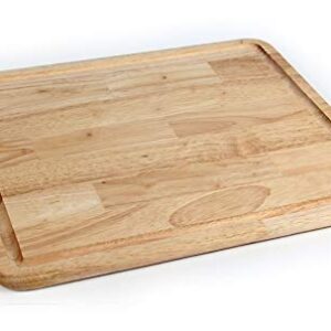 Camco - 43753-A Hardwood Cutting Board and Stove Topper With Non-Skid Backing, Includes Flexible Cutting Mat