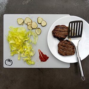 Modern Flexible Cutting Board Mats - Extra Thick Durable Non-slip Material - BPA Free - Set of 3