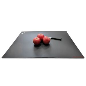 Please review description before purchase. Set of 2 Cutting board mat (Black-White, X-Large 22.5w"x20"hx.040"thick)