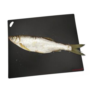 Please review description before purchase. Set of 2 Cutting board mat (Black-White, X-Large 22.5w"x20"hx.040"thick)