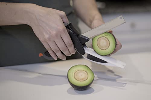 Clever Cutter 2-in-1 Knife & Cutting Board- The Original Quickly Chops Your Favorite Fruits, Vegetables, Meats, Cheeses & More in Second, Replace your Kitchen Knives and Cutting Boards