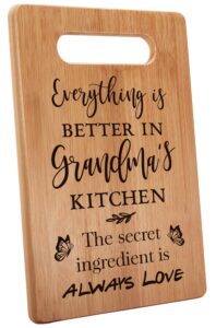 my-alvvays grandmother gift, nana gifts, gifts for grandma, cutting board gift, 7"x11", double-sided use -045