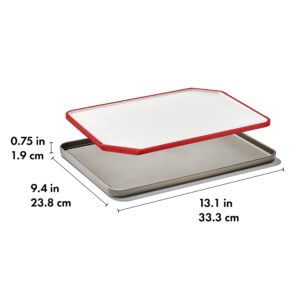 OXO Outdoor Kitchen Cutting Board & Tray,White