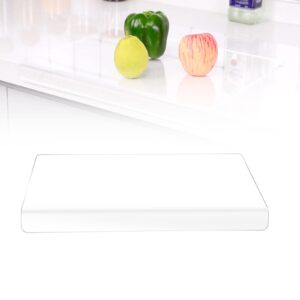 acrylic anti-slip transparent cutting board, 2023 new acrylic cutting boards for kitchen counter, clear chopping board non slip cutting boards with lip for kitchen cutting (16 * 12 in)