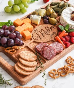 usa made personalized charcuterie board engraved - custom charcuterie board personalized cheese board - charcuterie boards personalized large - custom charcuterie boards wood engraved charcuterie set
