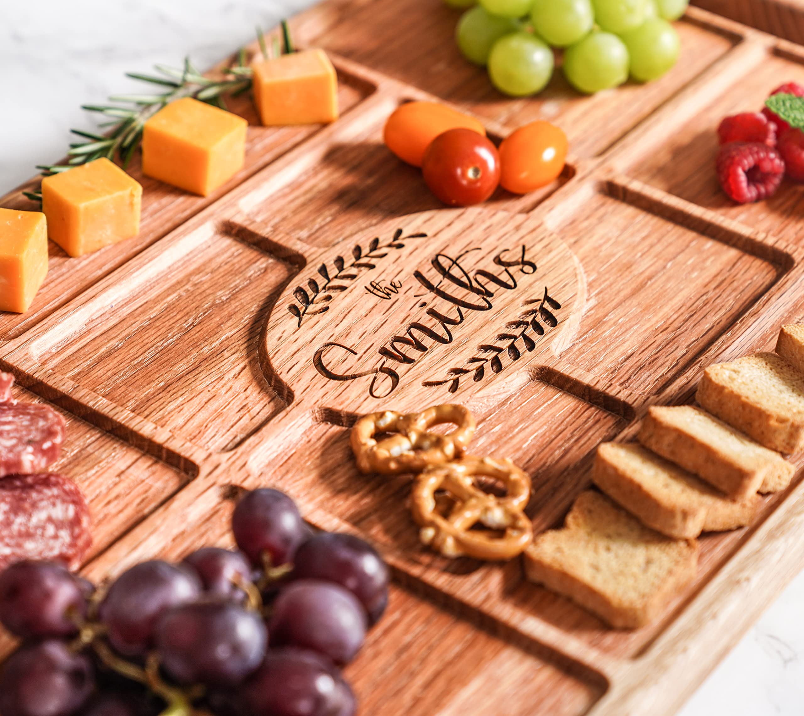 USA Made Personalized Charcuterie Board Engraved - Custom Charcuterie Board Personalized Cheese Board - Charcuterie Boards Personalized Large - Custom Charcuterie Boards Wood Engraved Charcuterie Set