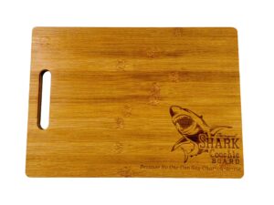 greenrex charcuterie boards, cheese board, shark coochie board, white elephant gifts, cutting boards for meat, serving board (13,75"/ 9,75"/ 0.63") one size