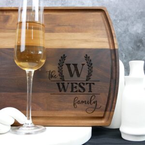 personalized cutting boards - anniversary, bridal shower gift & wedding gifts for couple - personalized gifts for women, men & couples - cheese & charcuterie boards - house warming gift new home