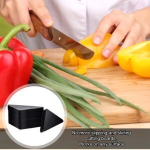 Set of 16 Cutting Board Feet, Non Slip Silicone Pads Black Non Adhesive, Glue Free