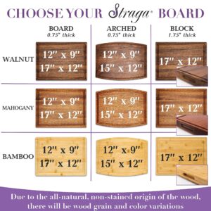 Straga Personalized Cutting Boards | Handmade Wood Engraved Charcuterie | Custom Fun Retirement Gift for Employees, Co-Workers or Friends