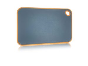 cutting boards for kitchen plastic, 10.6x16 large cutting board, double-sided plastic cutting board, non-slip cutting board, blue