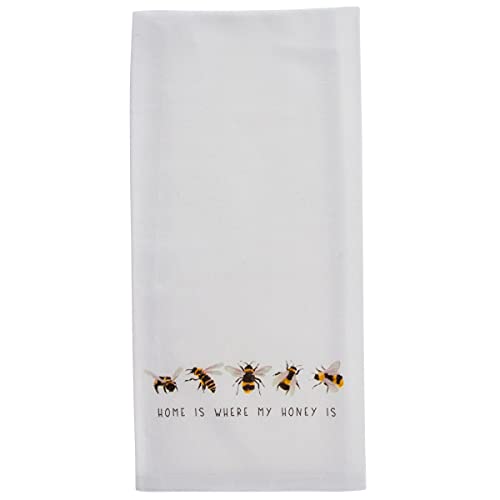 Karma Gifts Tea Towel W/Cutting Board, BEE, One Size