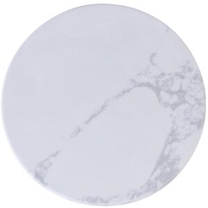 ackeivto round marble cutting board plates white 9.8in stone tray cheese services minimalist round marble charcuteri