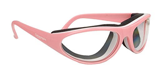 RSVP Tearless Pink Kitchen Onion Goggles, supports Breast Cancer Awareness