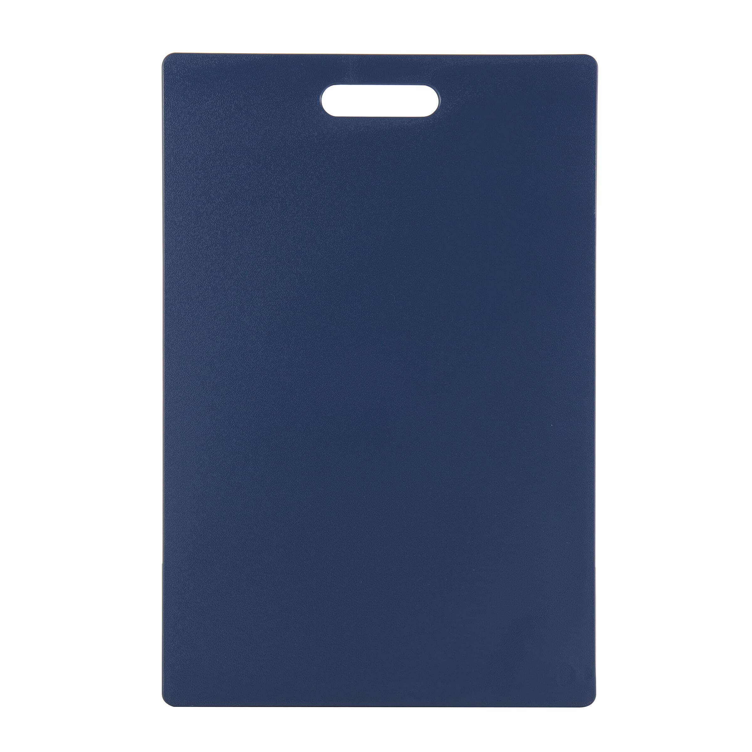 Copco Extra Large Plastic Cutting Board, 12x18-Inch, Steel Blue