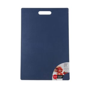 Copco Extra Large Plastic Cutting Board, 12x18-Inch, Steel Blue