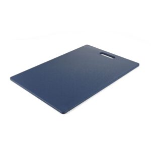 Copco Extra Large Plastic Cutting Board, 12x18-Inch, Steel Blue