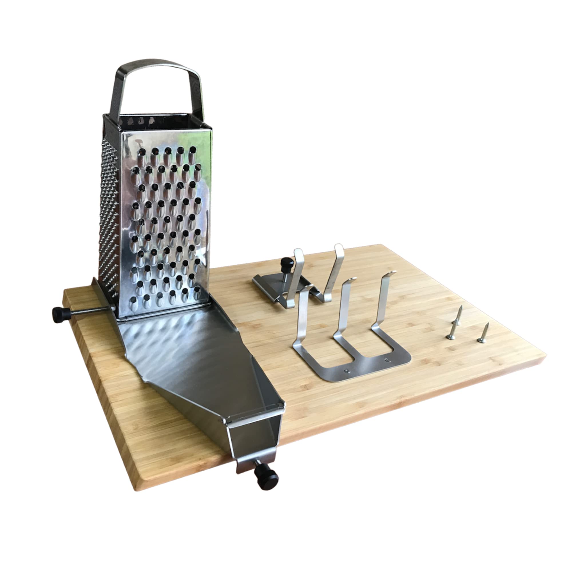 Adaptive One-Handed Cutting Board | Adaptive Kitchen Equipment/Gadget | Food Preparation Set for People with Disabilities Cook-Helper