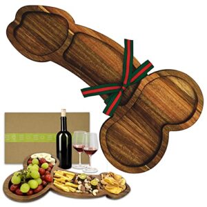 cenleoha 17.3×10.4inch large acacia penis charcuterie board funny gifts for women penis shaped gifts penis personalized charcuterie board for penis party penis bachelorette party