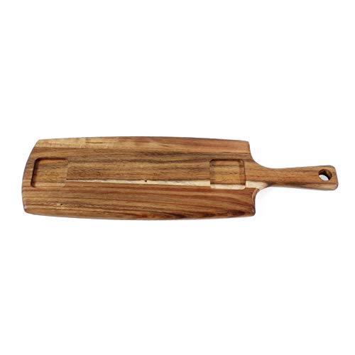 Acacia Wood Cutting Board, Large Wooden Chopping Boards With Handle For Kitchen -19.69 inch,