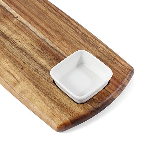 Acacia Wood Cutting Board, Large Wooden Chopping Boards With Handle For Kitchen -19.69 inch,