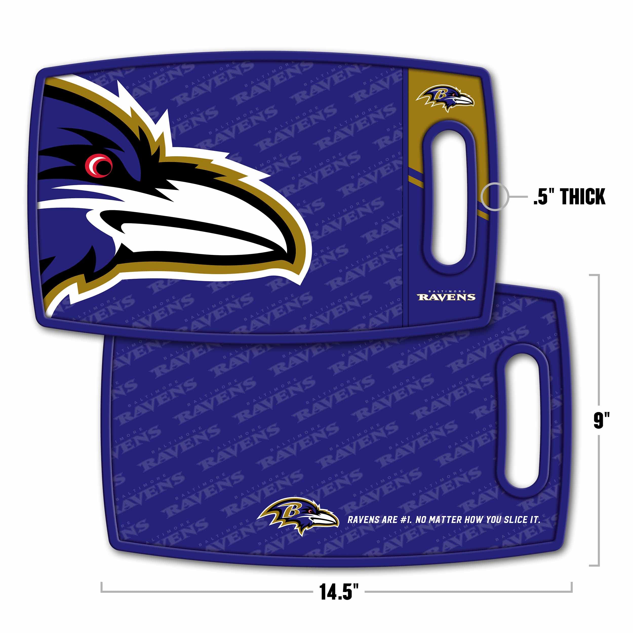 YouTheFan NFL Baltimore Ravens Logo Series Cutting Board