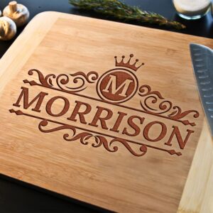 Custom Cutting Boards Wood Engraved Housewarming Gift Personalized Mr Mrs Cutting Board Engraved Cutting Board